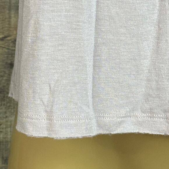 American Eagle Pale Pink Flutter Sleeve Smocked Top Size Small - Picture 4 of 9